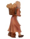 Peasant with hamlet in resin 12 cm