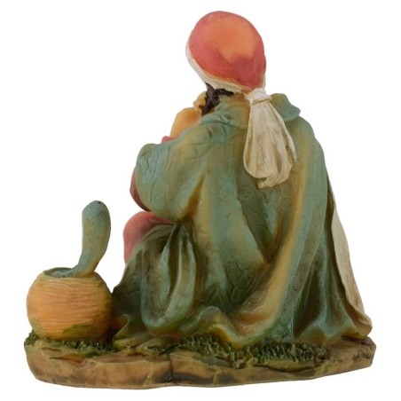 Incantatore di serpenti in resina serie 12 cm Mondo Presepi