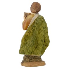 Suonatore di armonica in resina serie 15 cm Mondo Presepi 2