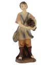 Boscaiolo in resina 15 cm Mondo Presepi