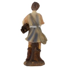 Leñador de resina 15 cm Mundo Pesebres 2