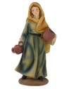 Woman with anfore in resin 15 cm