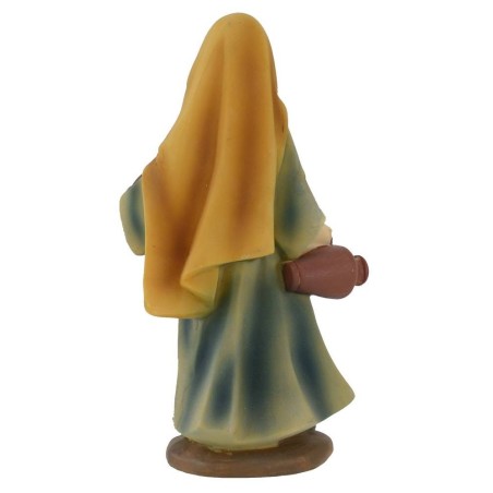 Woman with anfore in resin 15 cm