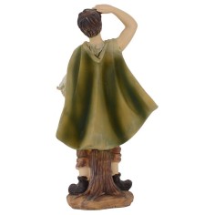 Pastor con oveja en resina 15 cm Mundo Pesebres 2