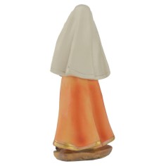 Giovane con agnello in resina 15 cm 2