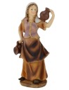 Donna con anfora in spalla in resina 15 cm Mondo Presepi