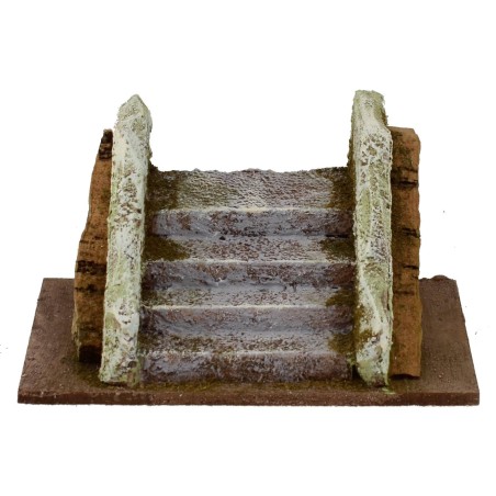 Scala per presepe cm 14,5x10x7,3 h. Mondo Presepi