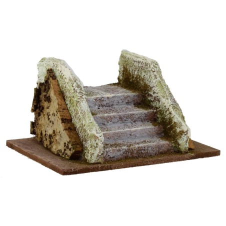 Scala per presepe cm 14,5x10x7,3 h. Mondo Presepi