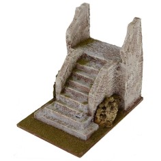 Scala per presepe cm 14,5x10x11,5 h. Mondo Presepi 2