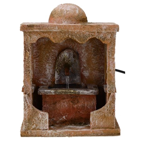 Fontana Palestinese funzionante per presepe cm 14,5x14,5x19 h.