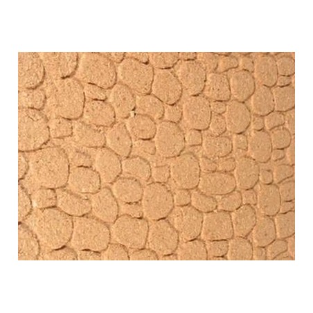 Pannello in sughero a pietre piccole cm 33x17x1 Mondo Presepi