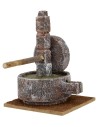 Molino de piedra para belén de 10x9x14 cm de altura para