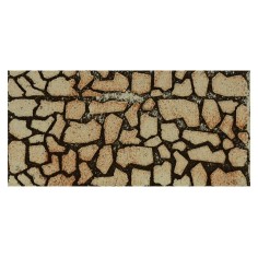 Panel de corcho coloreado con piedras grandes de 25x12x1 cm.