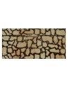 Colored panel in cork with stones large cm 25x12x1