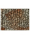 Colored panel in cork with stones large cm 33x25x1