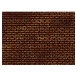 Colored panel in brick straps small cm 33x25x1