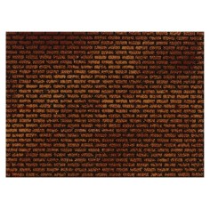 Panel de corcho coloreado con ladrillos pequeños de 33x25x1 cm