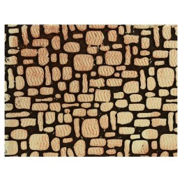 Colored panel in cork with stones sfalsate cm 33x25x1
