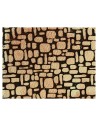 Pannello colorato in sughero a pietre sfalsate cm 33x25x1
