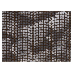 Panel de corcho coloreado con forma de adoquines de 33x24,5x1