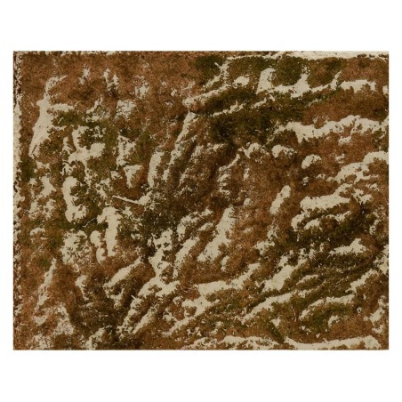 Pannello in sughero a corteccia cm 25x20x1 per presepe fai da