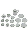 Tea set and coffee in porcelain 15 pieces