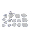Tea set and coffee in porcelain 15 pieces