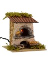 Horno para pan con luz funcional de 15x15x14 cm h. Mondo Presepi