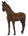 Brown horse in resin for statues from 30 cm