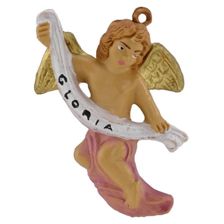Ángel de 6 cm en PVC para colgar serie 10 cm Mundo