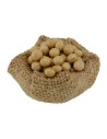 Cesta de yute con huevos de 4,5 cm - miniatura de belén