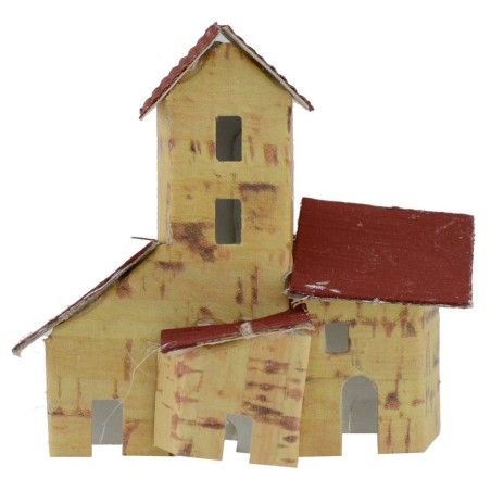 Juego de 2 casitas para belén de 7x3x8 cm de altura.