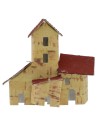 Juego de 2 casitas para belén de 7x3x8 cm de altura.