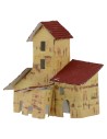 Juego de 2 casitas para belén de 7x3x8 cm de altura.