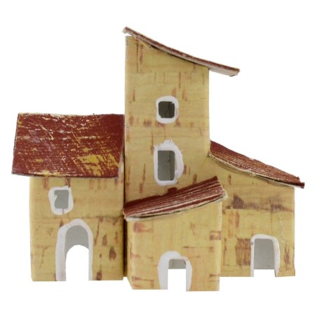 Juego de 2 casitas para belén de 7x3x8 cm de altura.
