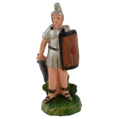 Soldato romano con scudo 4 cm in pvc Mondo Presepi