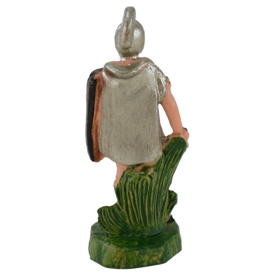 Soldado romano con escudo 4 cm en pvc Mundo Pesebres
