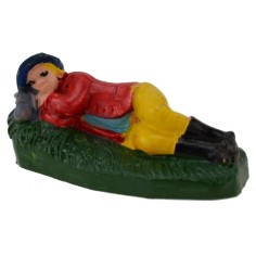Dormiente con cappello serie 4 cm in pvc Mondo Presepi
