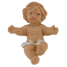 Gesù Bambino 3 cm in pvc lux Mondo Presepi