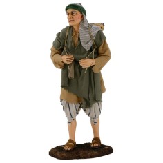 Man with grape basket on his shoulders 30 cm Pigini 2