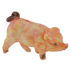 Maiale in pvc cm 2,8x1,9 h per presepe Mondo Presepi 2