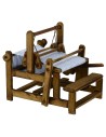Wooden weaver frame cm 7x9x8 h