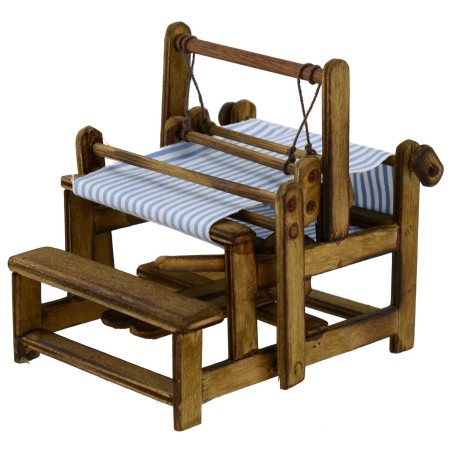 Telar de tejedor de madera cm 7x9x8 h Mundo