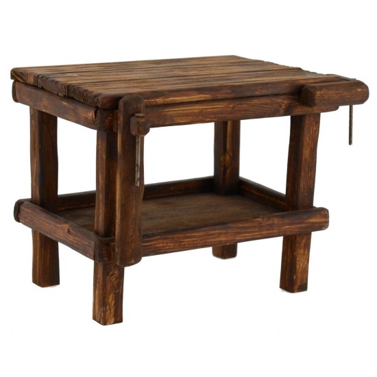 Table with wooden morse cm 18x10x15 h. 