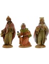 Cm 12 Tres Reyes Magos lux en pvc Mundo Pesebres