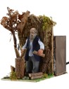 Boscaiolo 10 cm in movimento Mondo Presepi