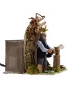 Boscaiolo 10 cm in movimento Mondo Presepi
