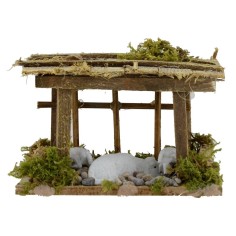 Ovil covered with sheep cm 10x6x7 h 2