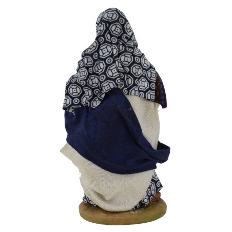 Donna con cesto di arance 12 cm Mondo Presepi