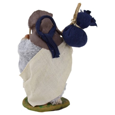 Viandante con fagotto 10 cm Mondo Presepi